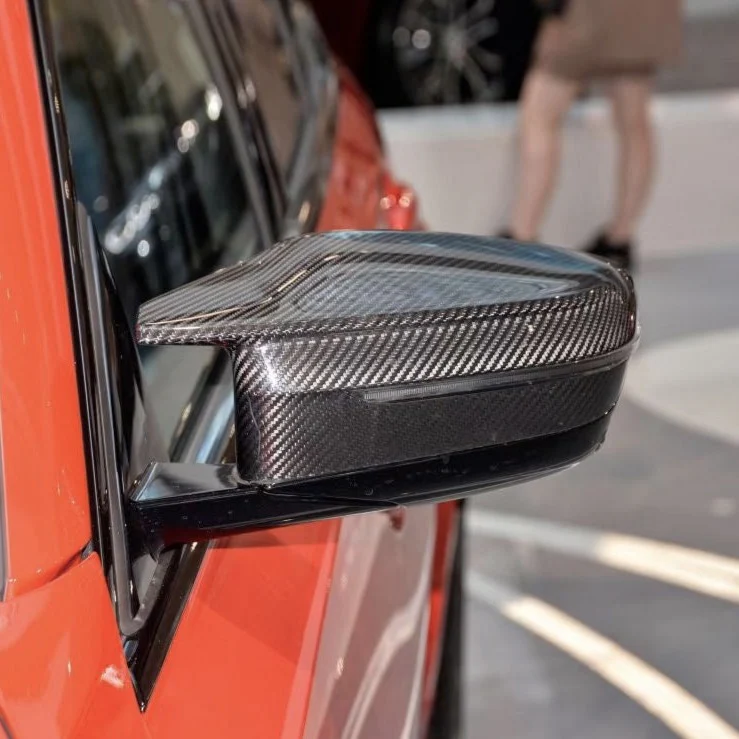 BMW M3 G80 / M4 G82 Dry Carbon Fiber Mirror Covers - Image 3