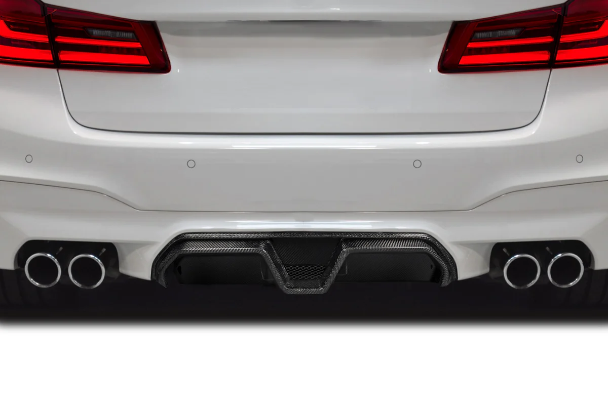BMW M5 F90 (2018-2023) Carbon Fiber M5CS Look Rear Diffuser - Image 4