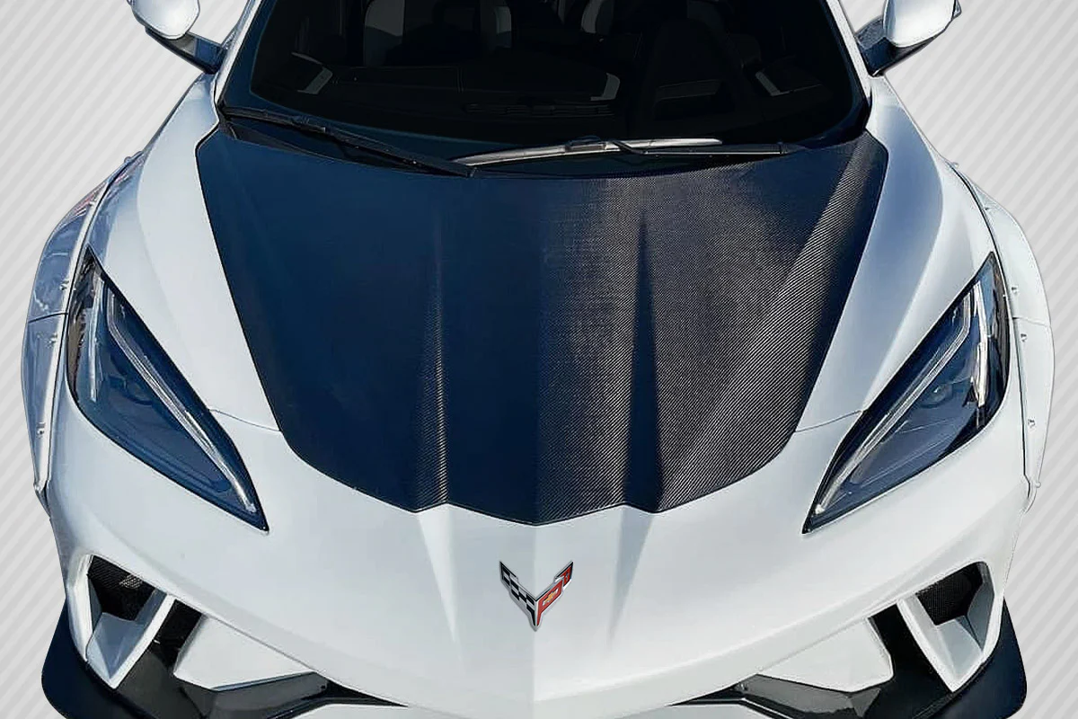 Chevrolet Corvette C8 Carbon Fiber OEM Hood - Image 8