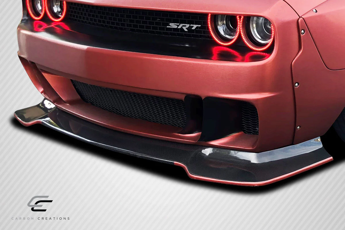 Dodge Challenger (2008-2023) Carbon Fiber Circuit Front Lip - Image 5