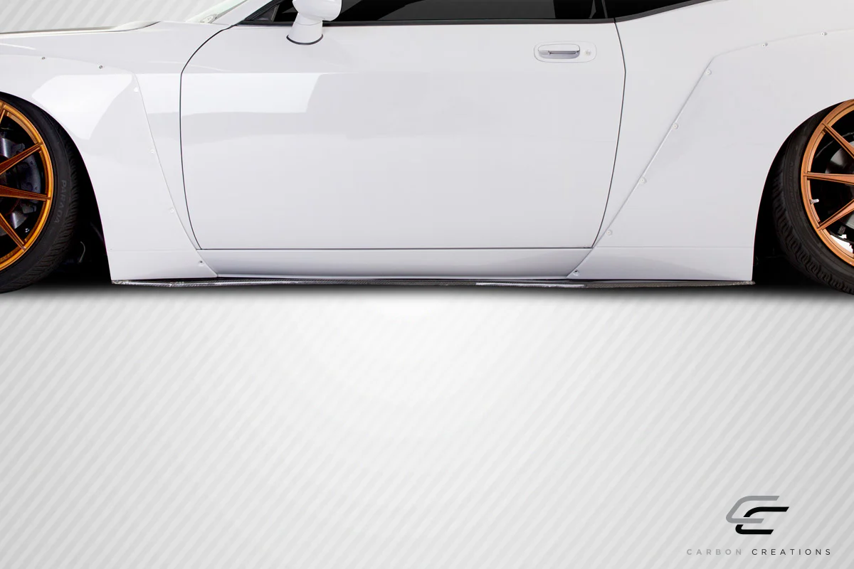 Dodge Challenger (2008-2023) Carbon Fiber Circuit Side Splitter - Image 8