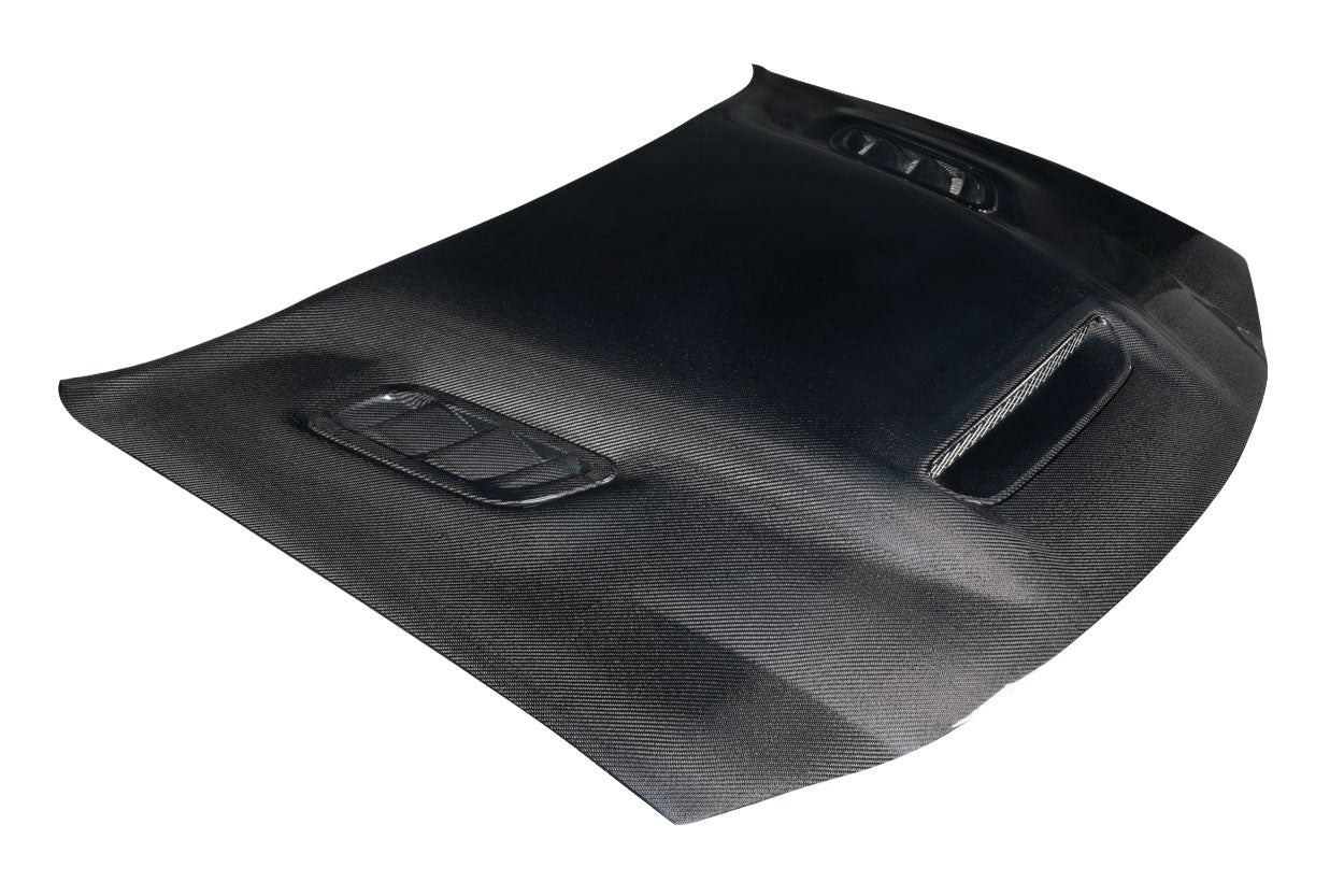 Dodge Charger (2006-2010) Carbon Fiber Hellcat Redeye Look hood - Image 3