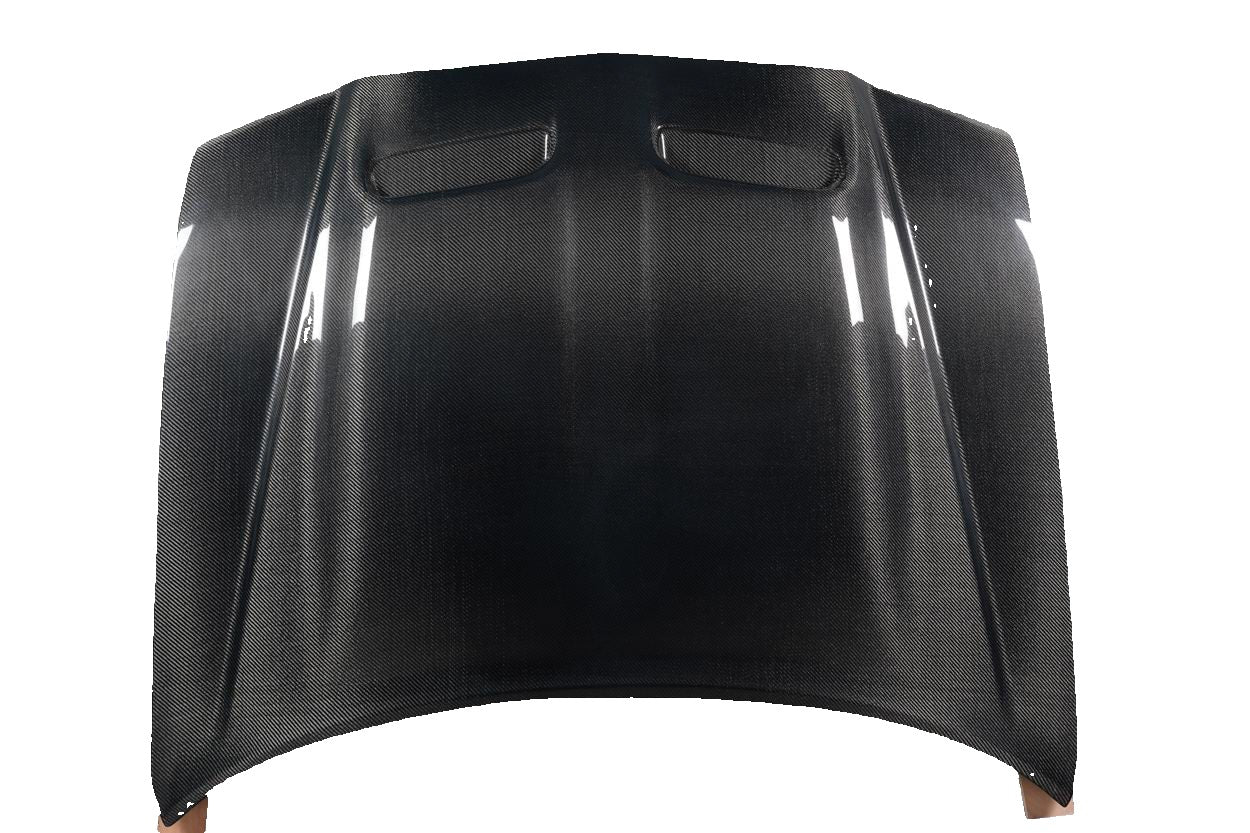 Dodge Charger (2011-2014) Carbon Fiber Redeye Look Hood - Image 4