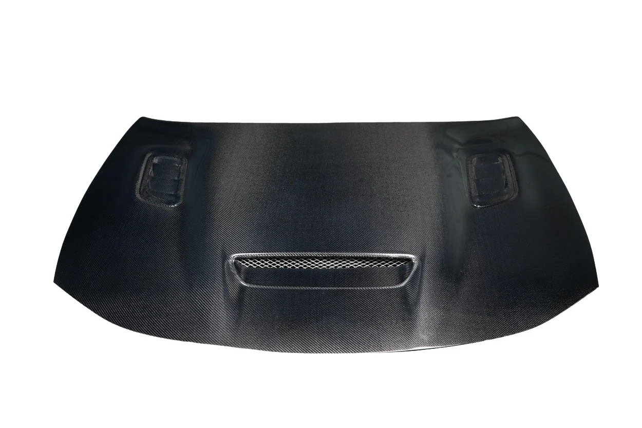 Dodge Charger (2015-2023) Carbon Fiber Hellcat Redeye Look Hood