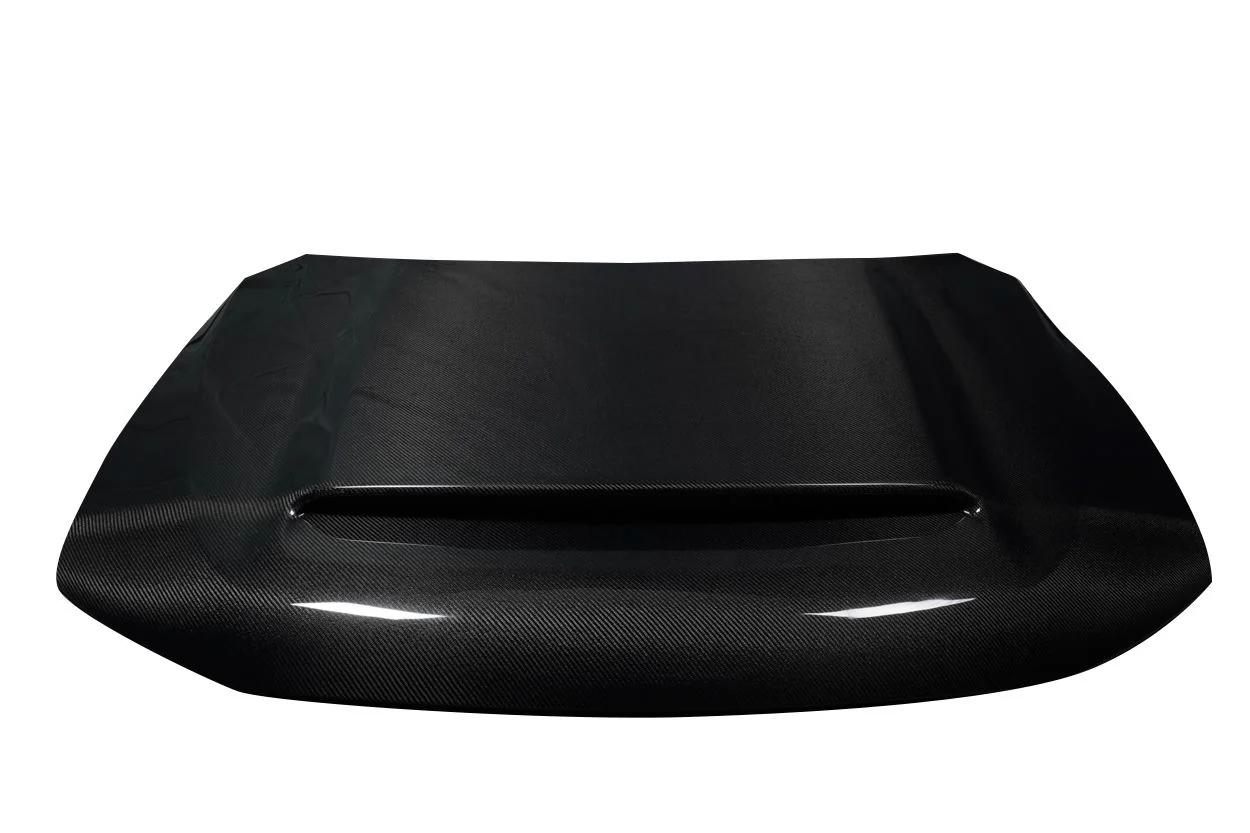 Dodge Durango (2011-2023) Carbon Fiber Demon Look Hood - Image 4