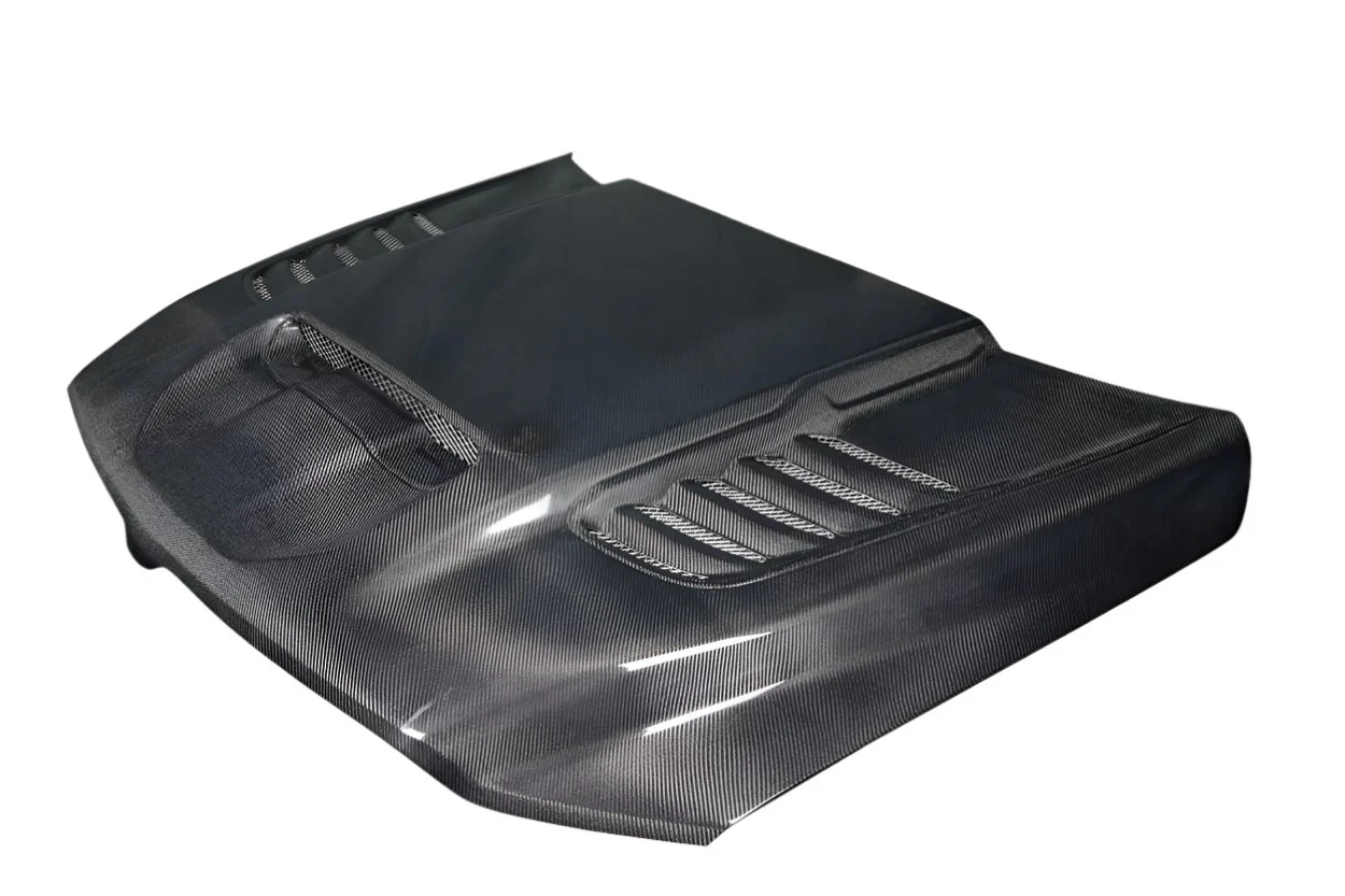 Dodge Ram 1500 (2019-2023) Carbon Fiber TRX Look Hood - Image 3