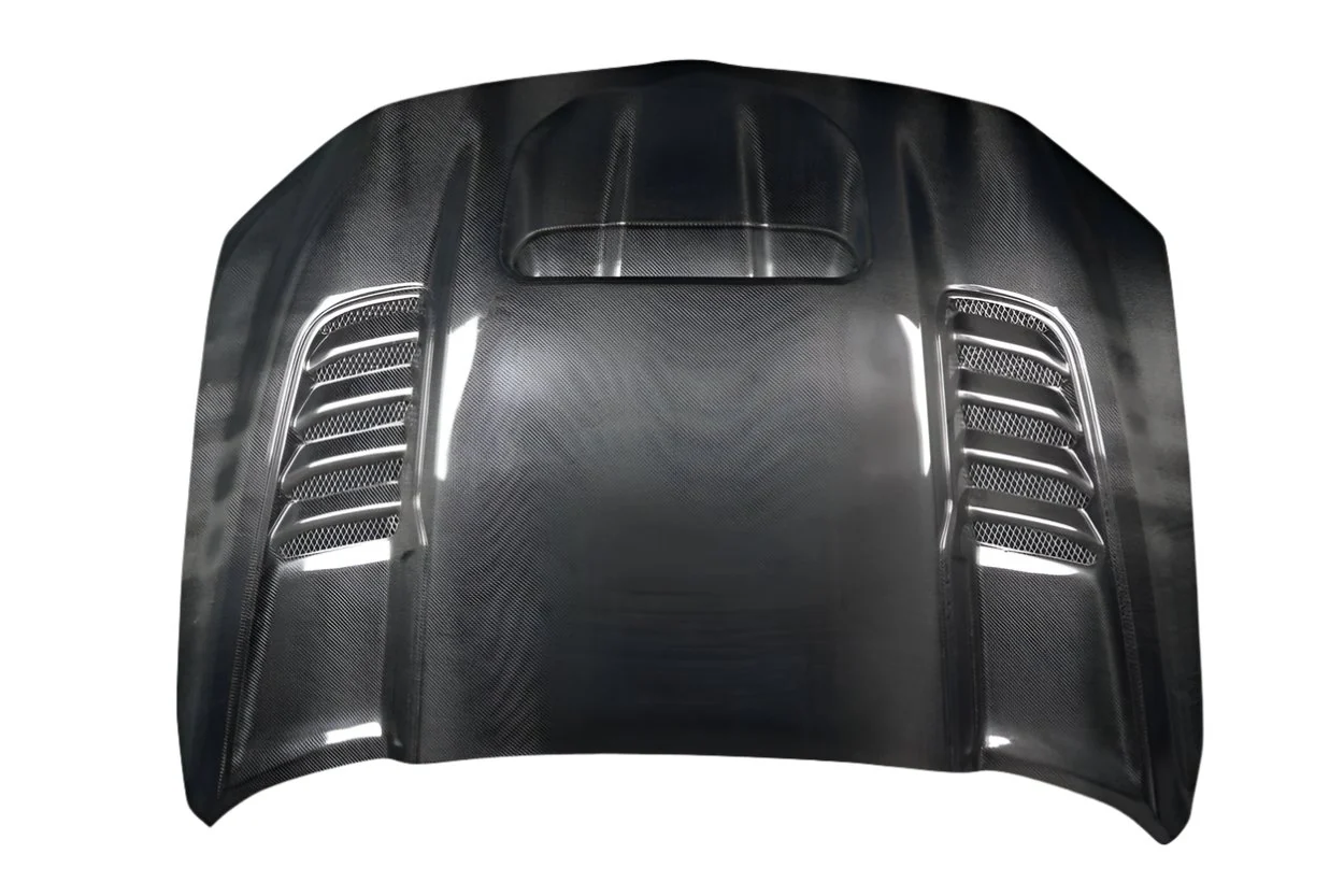 Dodge Ram 1500 (2019-2023) Carbon Fiber TRX Look Hood - Image 4