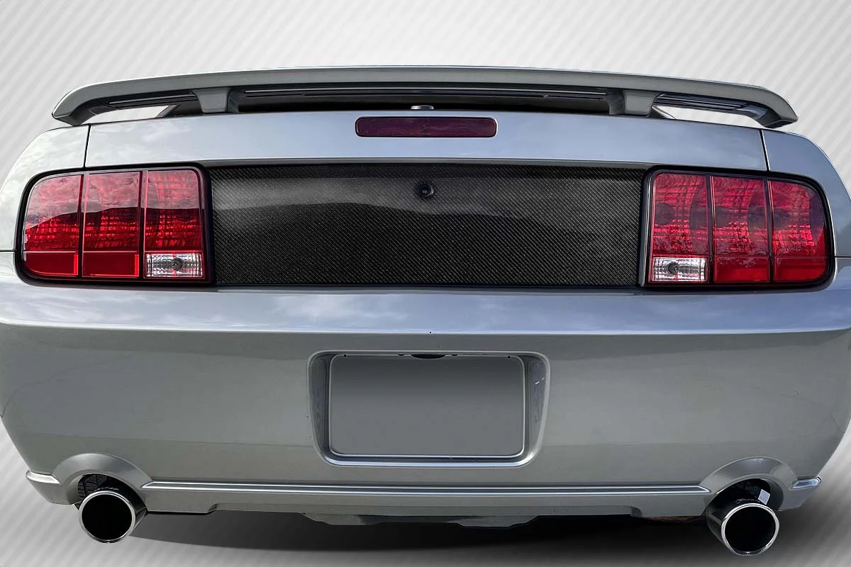 Ford Mustang (2005-2009) Carbon Fiber Retro Look Trunk Trim Panel - Image 4