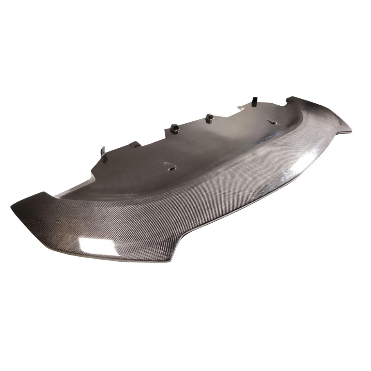 Ford Mustang (2018-2023) Carbon Fiber Grid Front Lip - Image 6