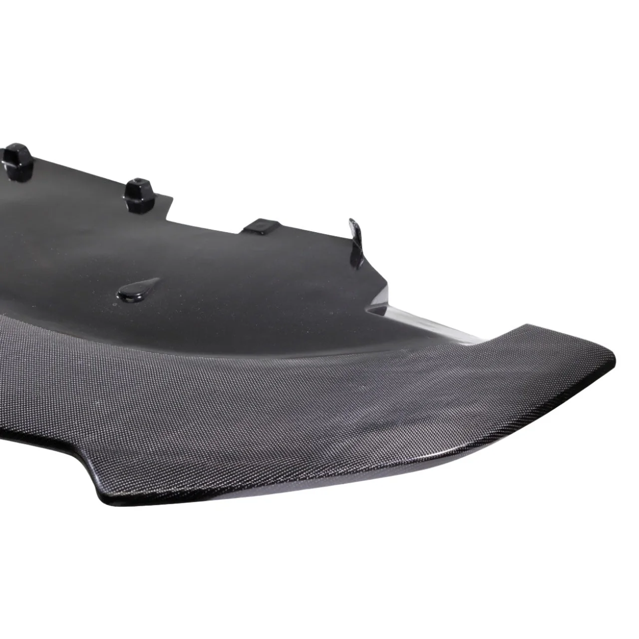 Ford Mustang (2018-2023) Carbon Fiber Grid Front Lip - Image 7
