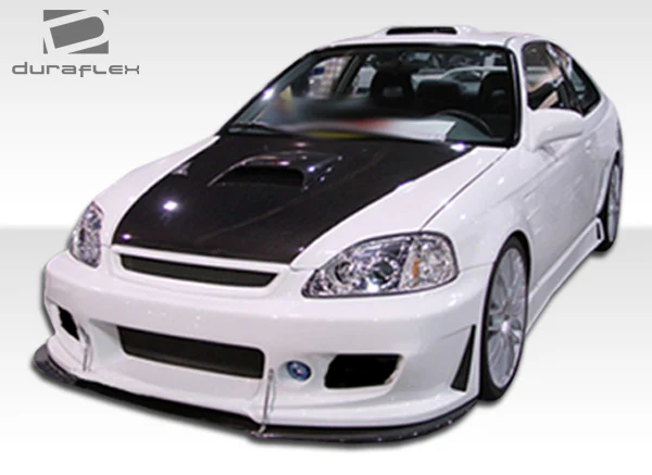 Honda Civic (1996-2000) B-2 Side Skirts Rocker Panels - Image 8