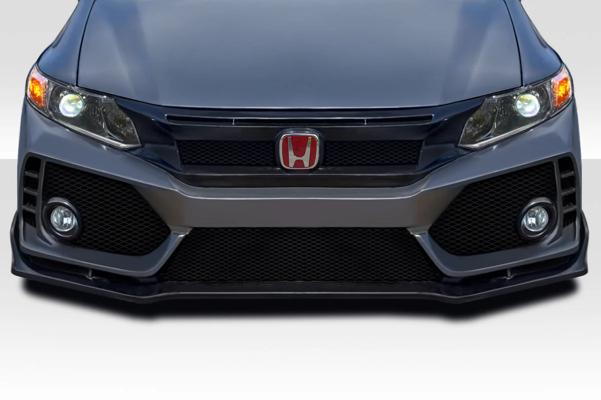 Honda Civic (2012-2015) FK8 Type R Look Front Bumper Cover - Image 4