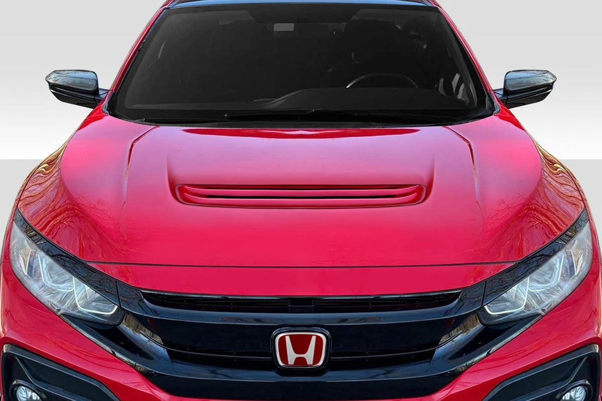 Honda Civic (2016-2021) V2 Type R Look Hood - Image 5