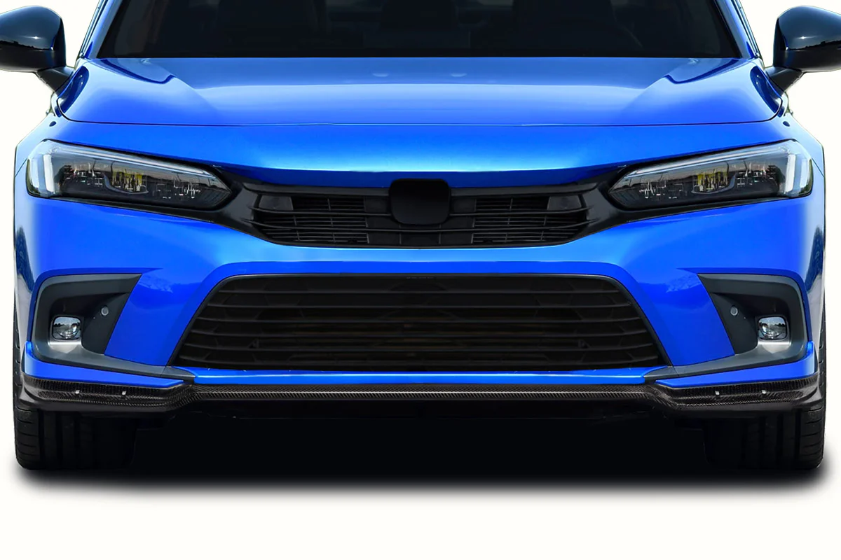Honda Civic (2022-2023) Carbon Fiber Merella Front Lip Spoiler Air Dam