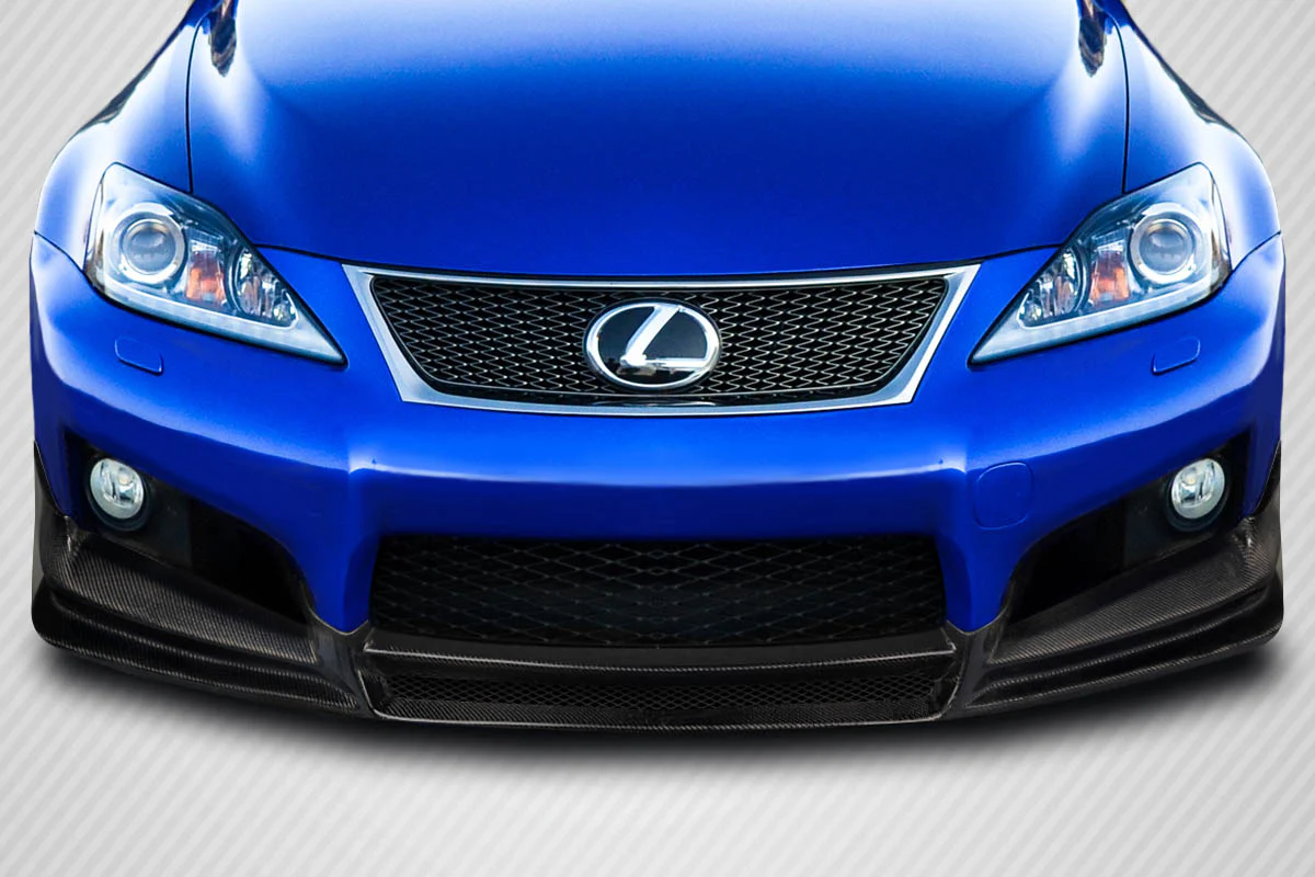 Lexus IS-F (2008-2014) Carbon Fiber C1 Front Lip - Image 4