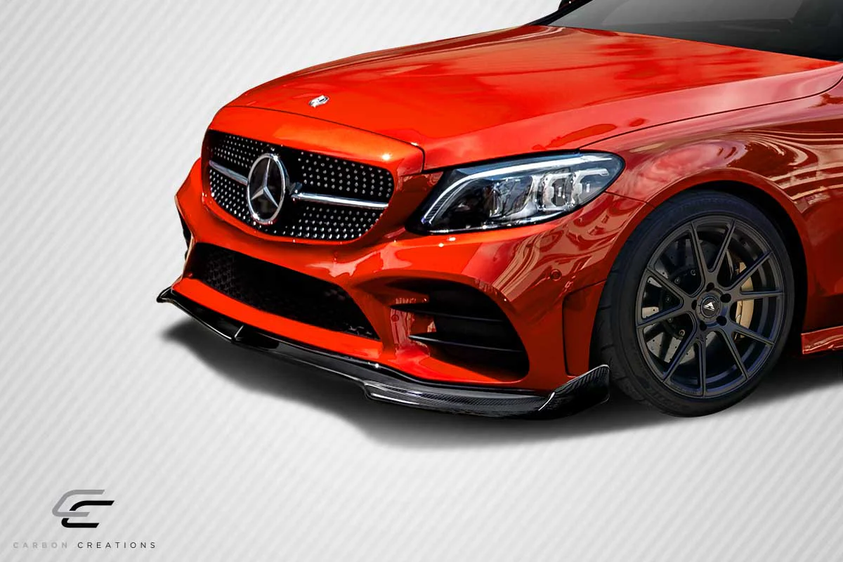 Mercedes C-Class (2015-2021) Carbon Fiber DriTech Fortune Front Lip - Image 7