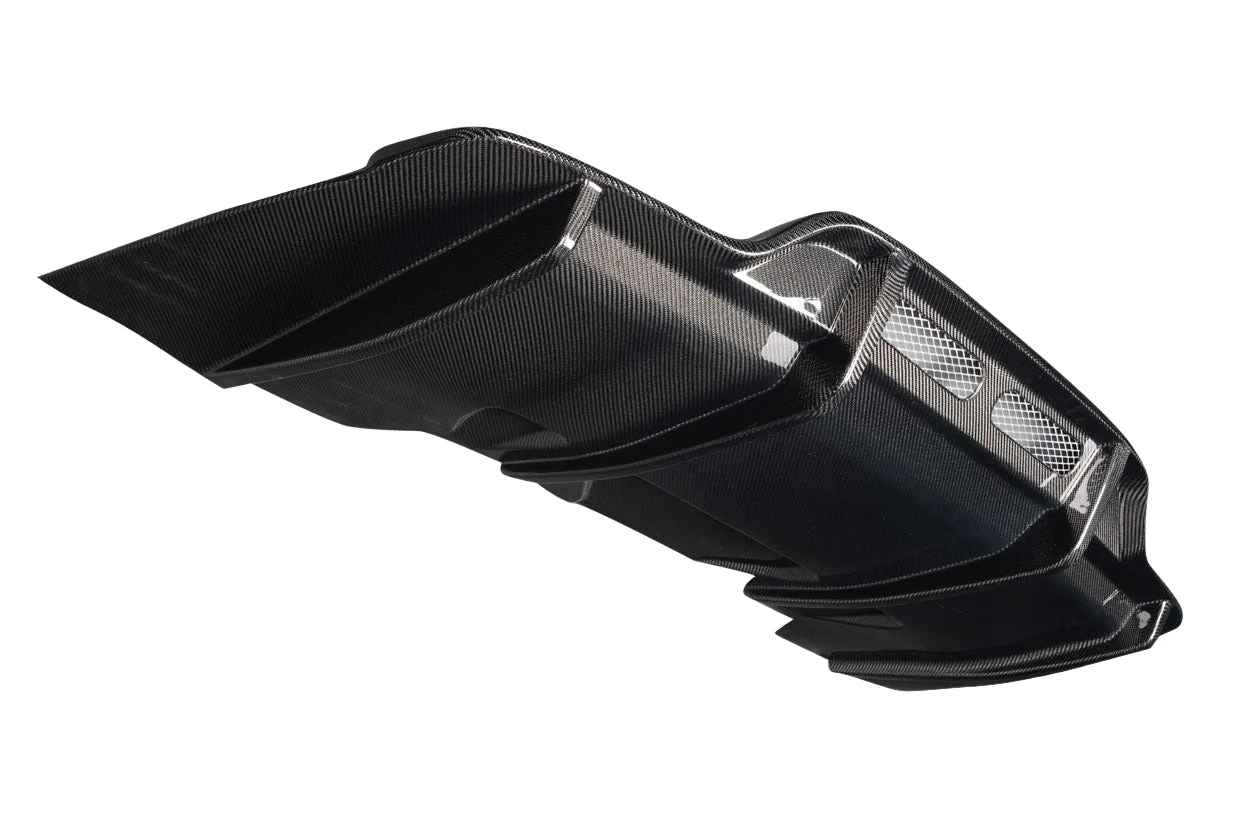Mercedes C-Class C63 AMG (2015-2018) Carbon Fiber Rear Diffuser - Image 3