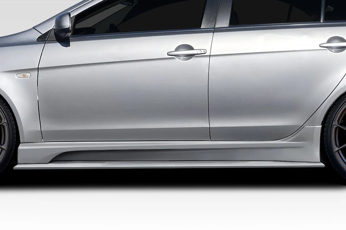 Mitsubishi Evolution X (2008-2017) Vantix Side Skirt Rocker Panel Splitters - Image 4