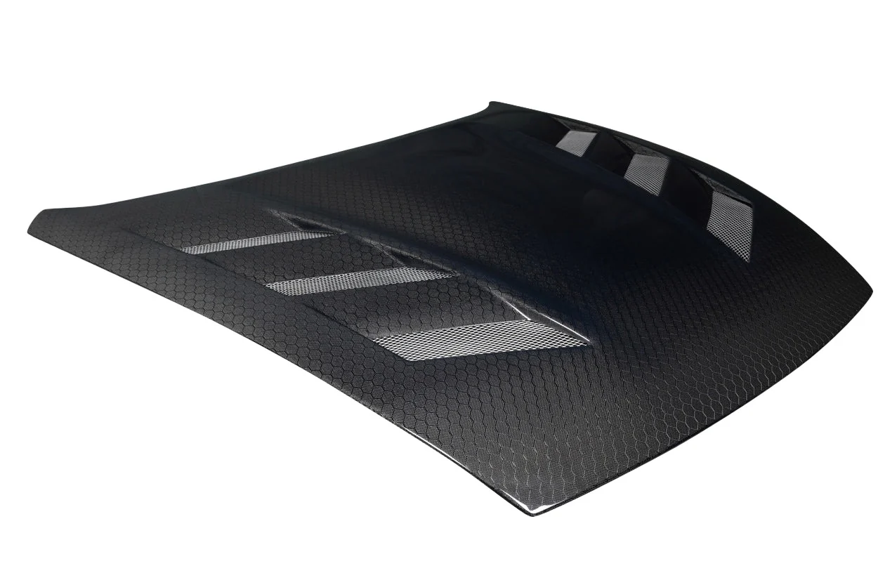 Nissan 370Z Z34 (2009-2020) Carbon Fiber Geo6ix AM-S Hood - Image 3
