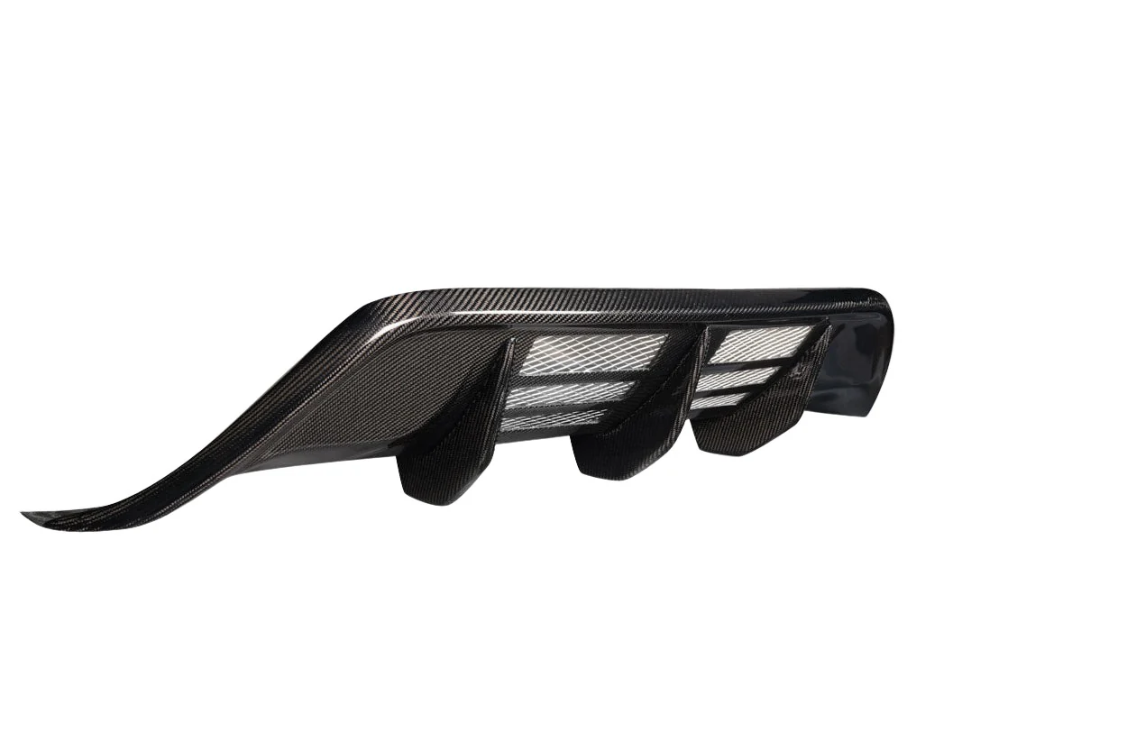 Nissan GT-R R35 (2009-2011) Carbon Fiber Malve Rear Diffuser - Image 3