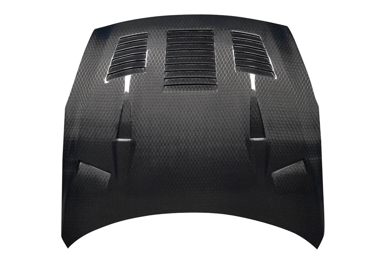 Nissan GT-R R35 (2009-2016) Carbon Fiber Geo6ix GT2 Hood - Image 4