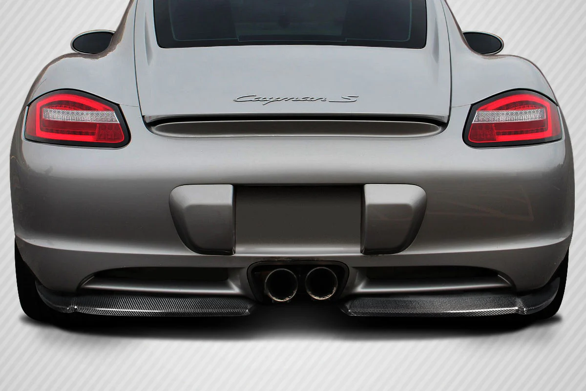 Porsche Cayman (2006-2010) Carbon Fiber Motox Rear Lip - Image 8