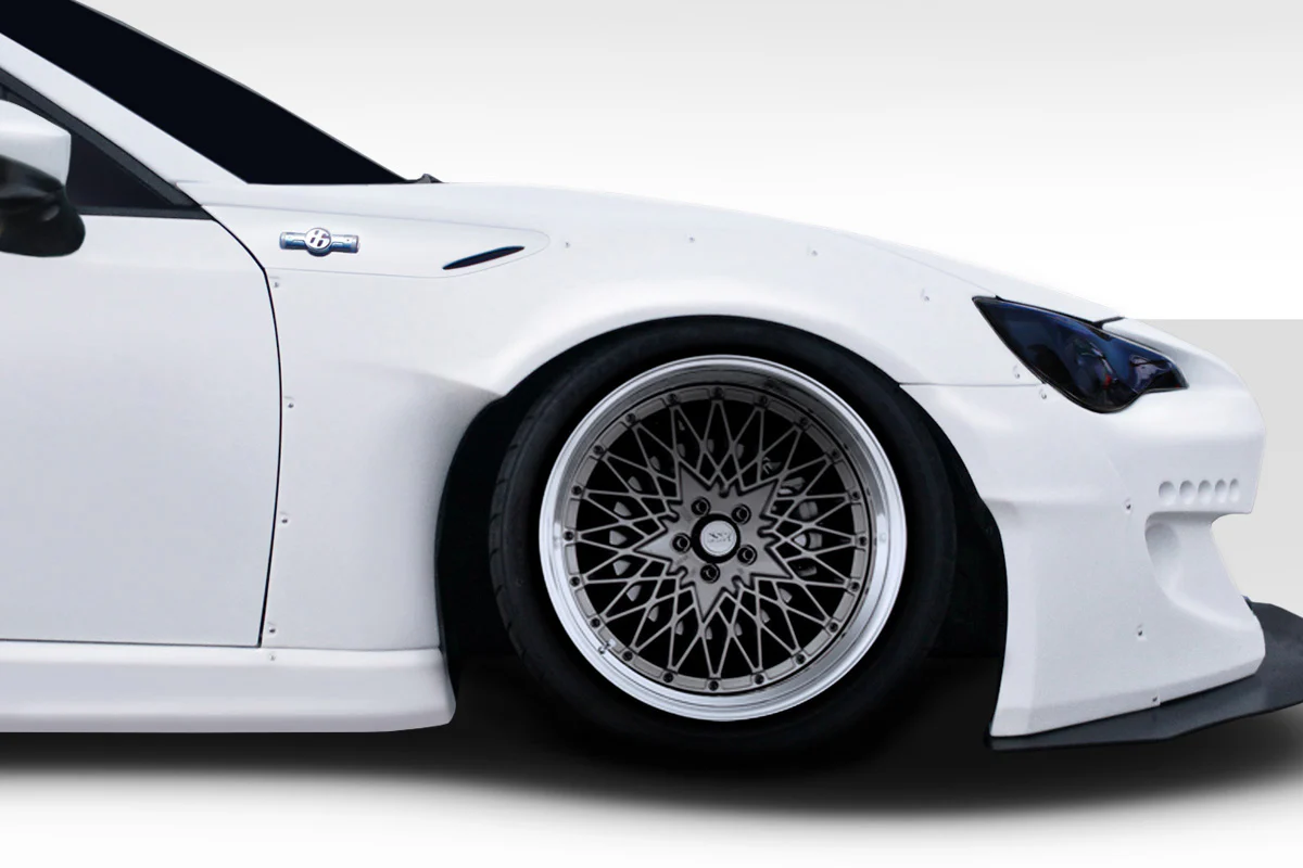 Scion FR-S / Toyota 86 / Subaru BRZ (2013-2020) GT500 V2 Front Fender Flares - Image 6