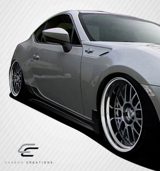 Scion FR-S / Toyota 86 / Subaru BRZ Carbon Fiber TD3000 Side Skirts Rocker Panels - Image 4