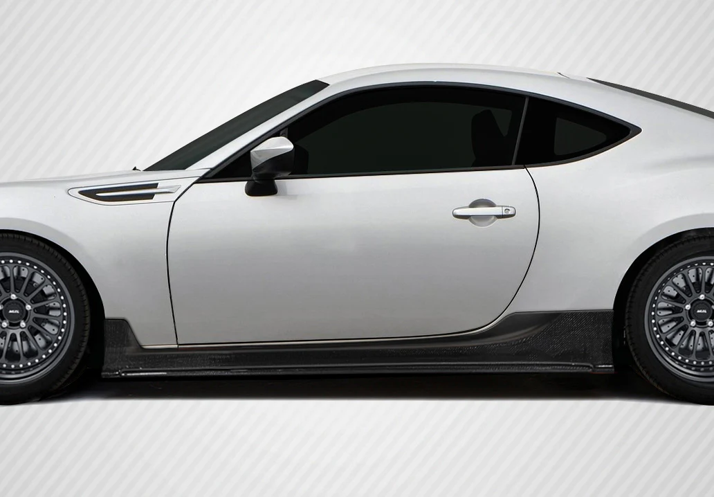 Scion FR-S / Toyota 86 / Subaru BRZ Carbon Fiber TD3000 Side Skirts Rocker Panels - Image 5