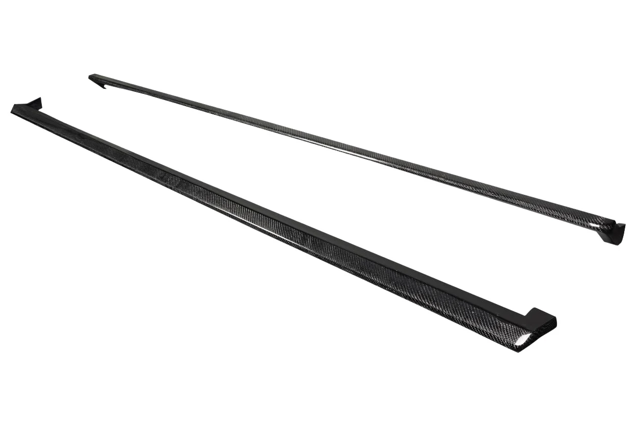Subaru Impreza WRX (2008-2010) Carbon Fiber Ghost Side Skirt Rocker Panel Splitters