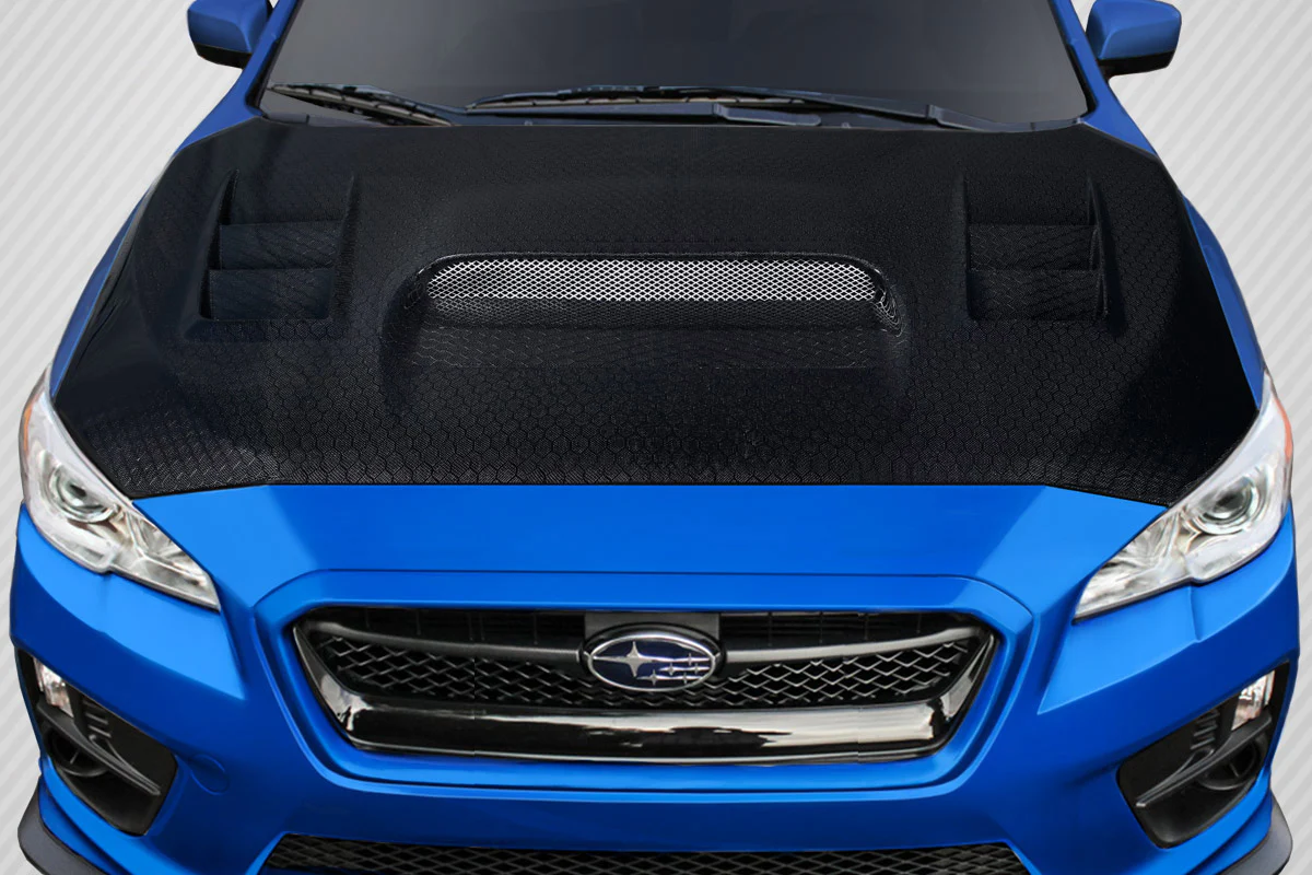 Subaru WRX (2015-2021) Carbon Fiber Geo6ix C-1 Hood - Image 5