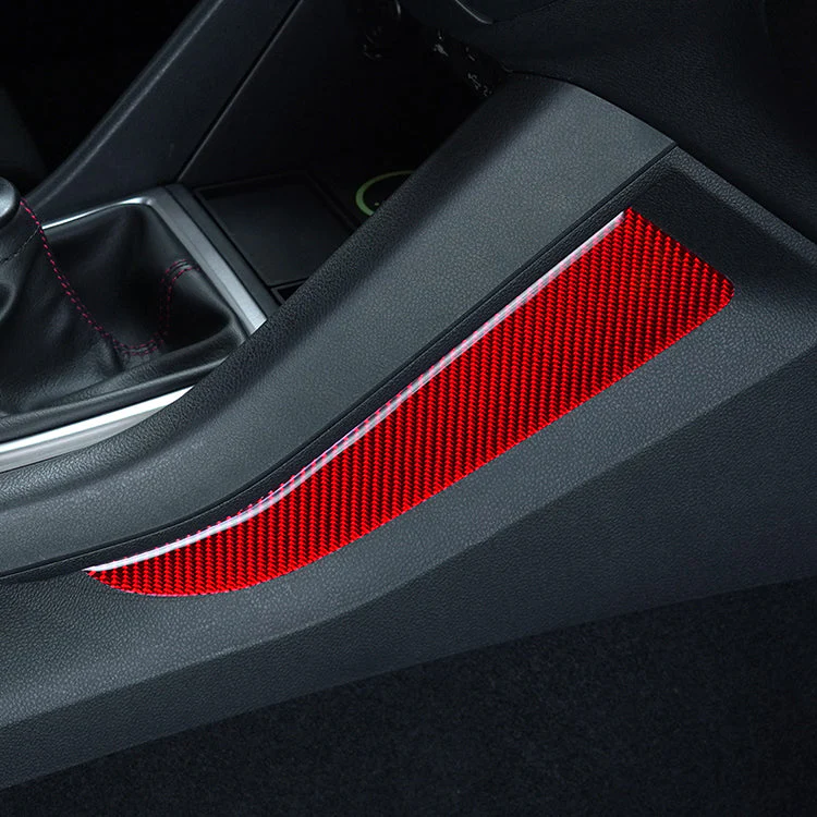 Subaru WRX (2022-2024) P&S Series Carbon Fiber Center Kicker Panel Accents - Image 5