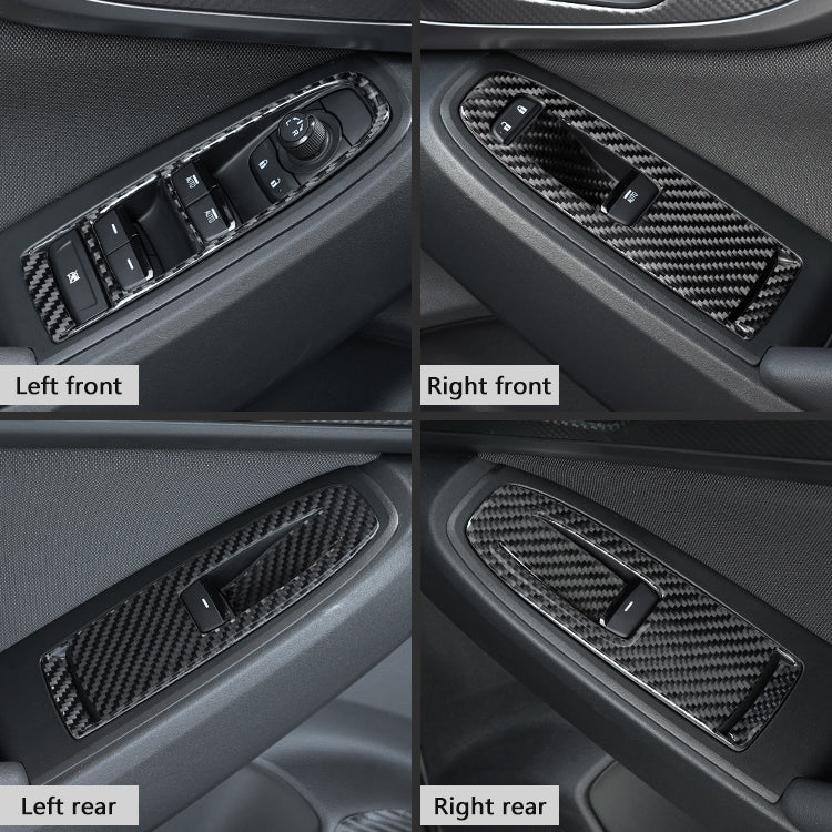 Subaru WRX (2022-2024) P&S Series Carbon Fiber Window Switch Trim Covers - Image 4