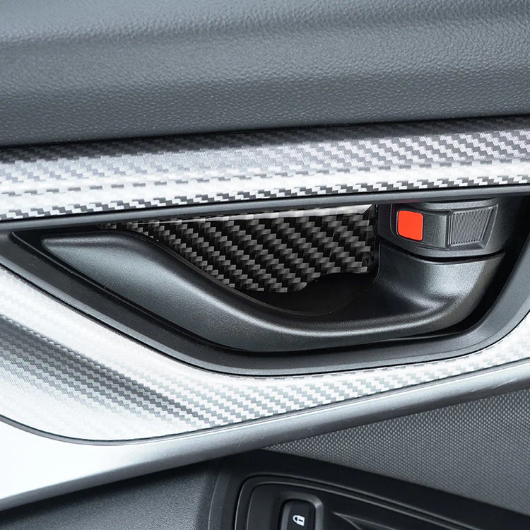 Subaru WRX (2022-2025) P&S Series Carbon Fiber Interior Door Bowl Trim - Image 4