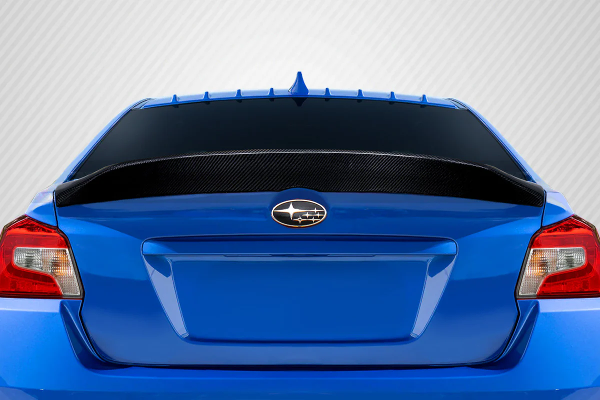 Subaru WRX STI (2015-2021) Carbon Fiber Duckbill V2 Rear Wing Spoiler - Image 5
