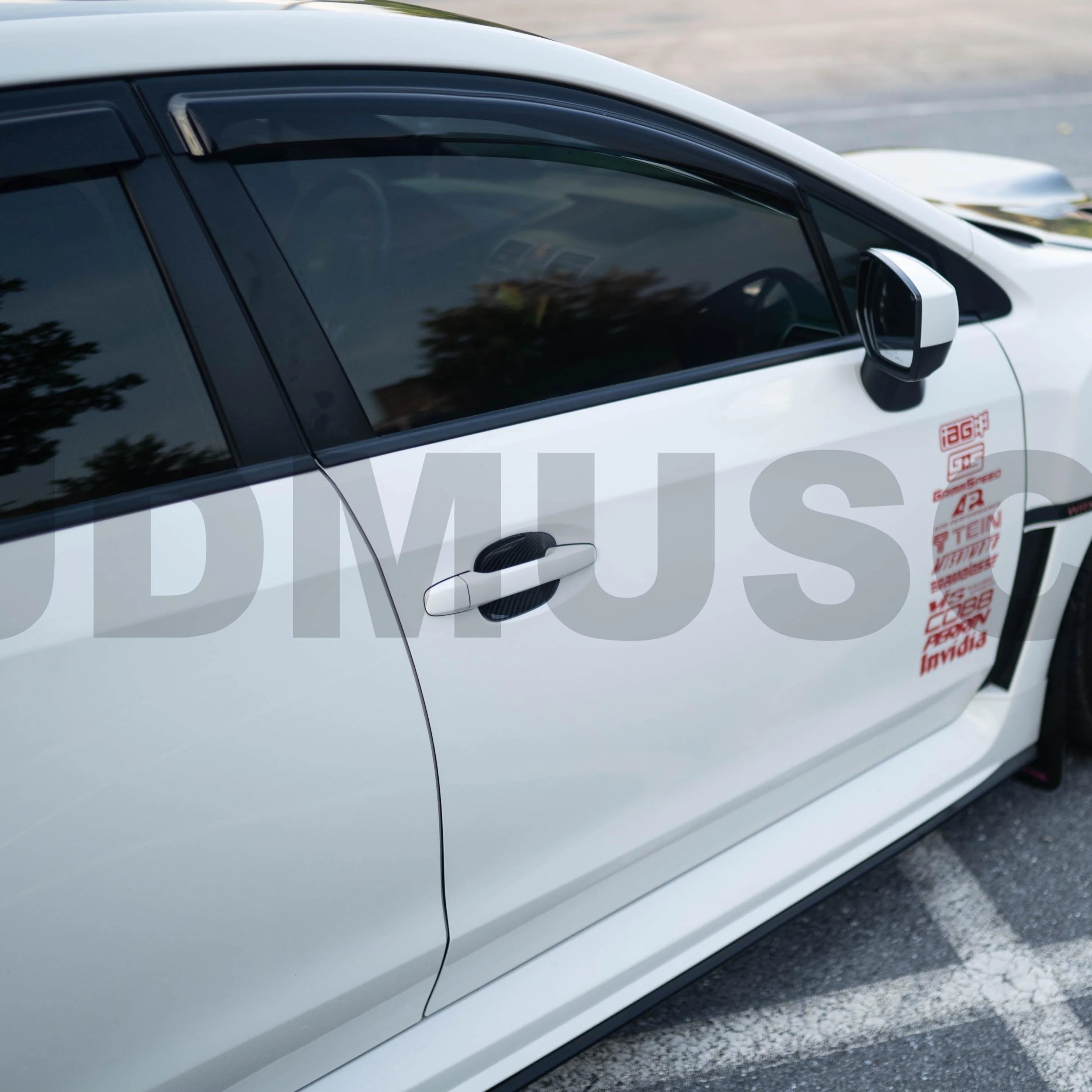 Subaru WRX STI (2015-2021) Tanso Carbon Fiber Door Bowl Trim Covers - Image 3