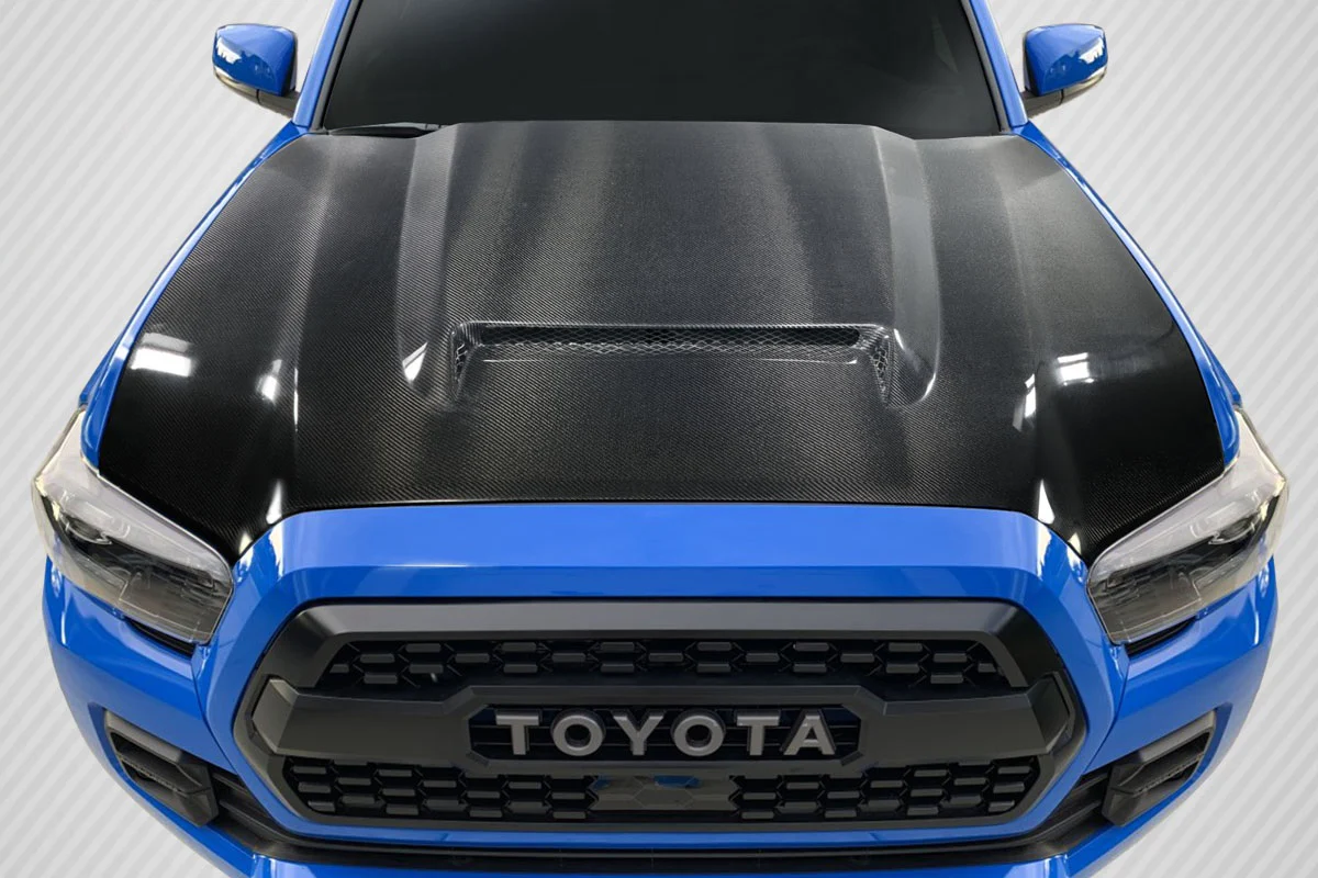 Toyota Tacoma (2016-2023) Carbon Fiber RKS Hood - Image 11