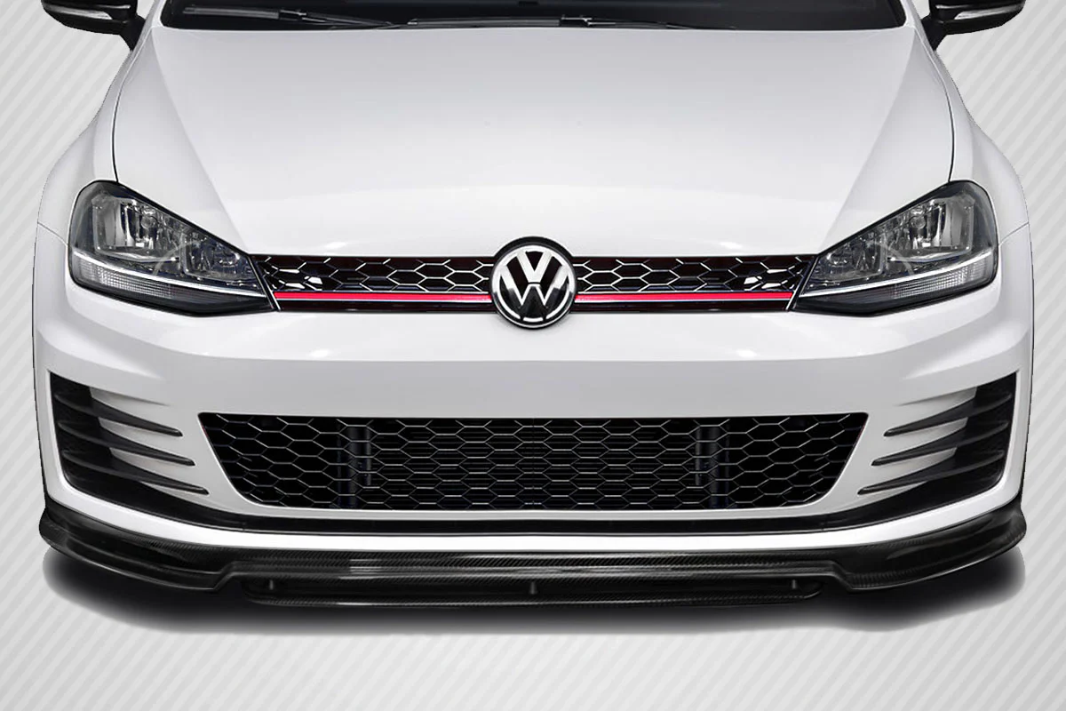 Volkswagen Golf GTi (2015-2021) Carbon Fiber RZ Front Lip - Image 6