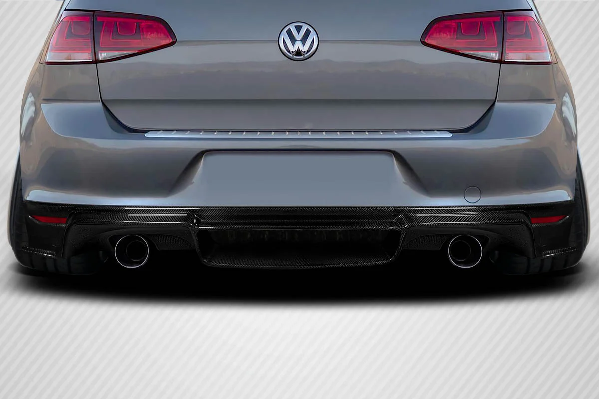 Volkswagen Golf GTI (2015-2021) Carbon Fiber Verella Rear Diffuser - Image 5
