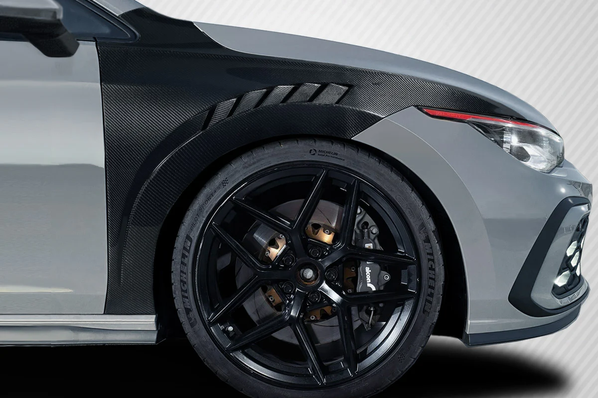 Volkswagen Golf GTi (2022-2023) Carbon Fiber Victory Front Fenders - Image 5